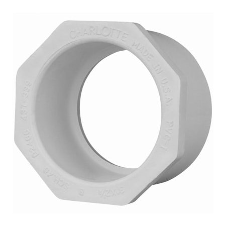 Charlotte Pipe And Foundry 25x2 WHT Redu Bushing PVC 02107 2600HA